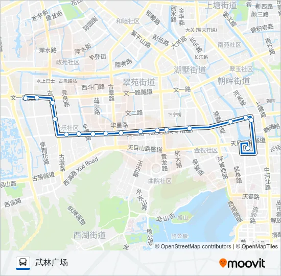 203路 Bus Line Map