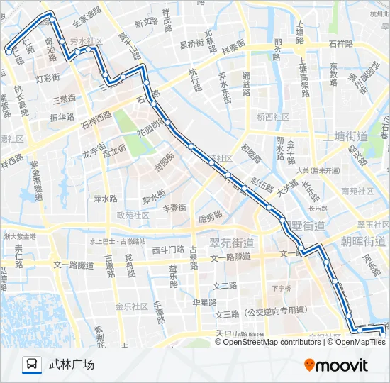 204路 Bus Line Map