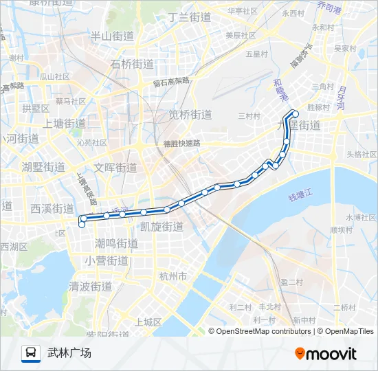 205路 Bus Line Map