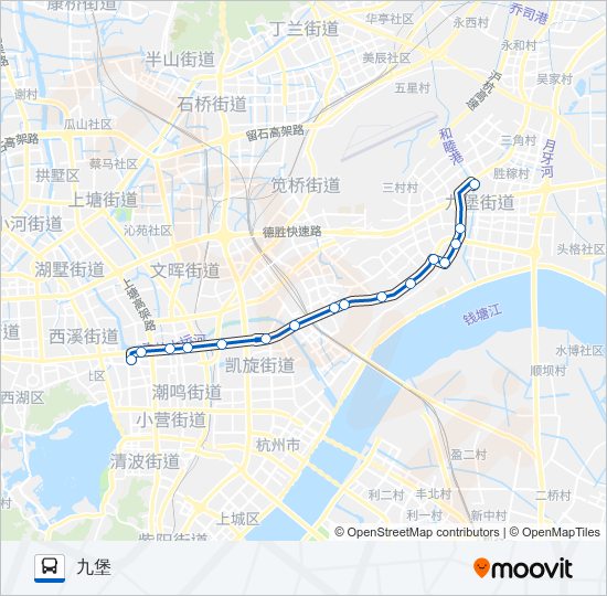 205路 bus Line Map