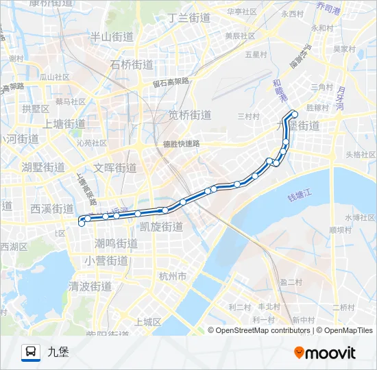 205路 Bus Line Map