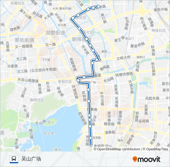 206路 Bus Line Map