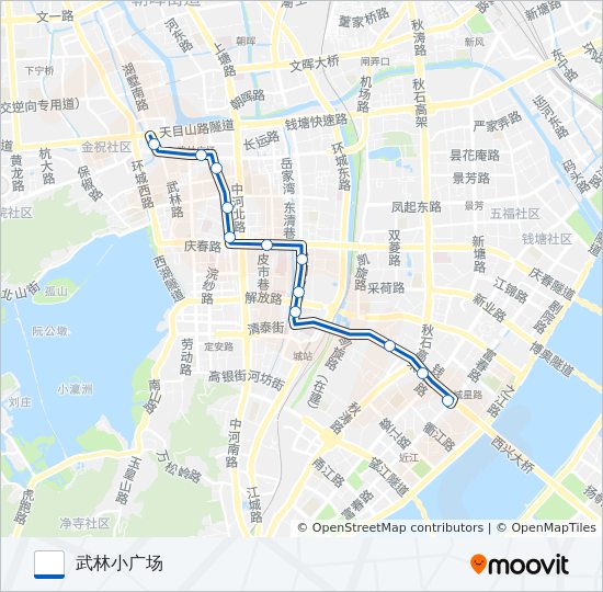 207路 bus Line Map