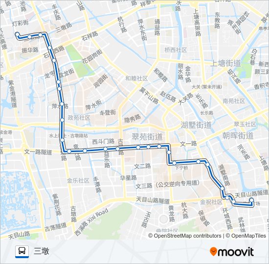 211路 bus Line Map