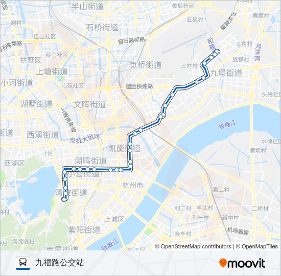 212路 bus Line Map