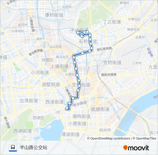 217路 Bus Line Map