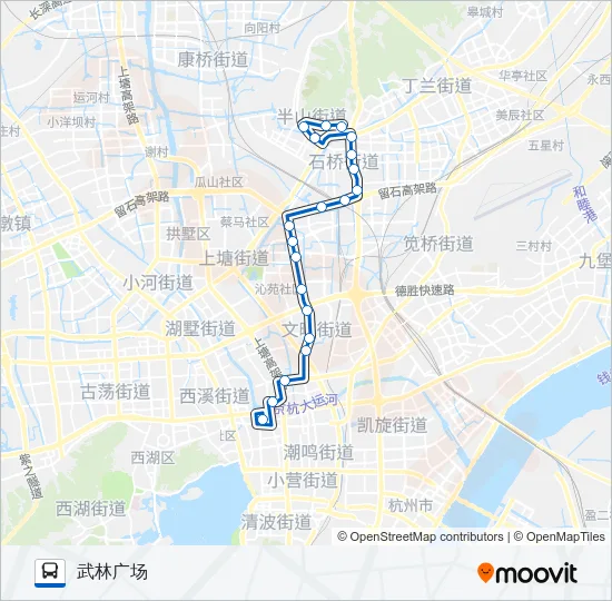 217路 Bus Line Map