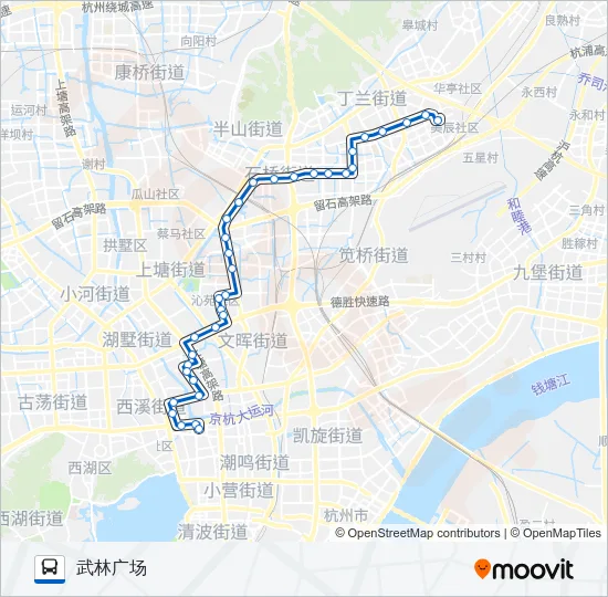 218路 Bus Line Map