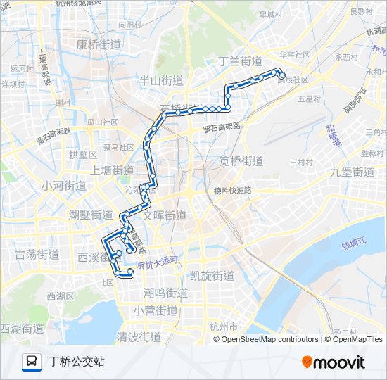 218路 bus Line Map