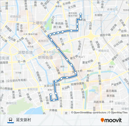 219路 Bus Line Map