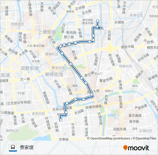 219路 Bus Line Map