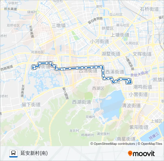 221路 Bus Line Map