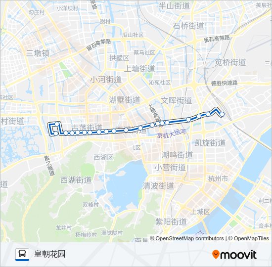 公交224路的线路图