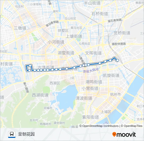 公交224路的线路图