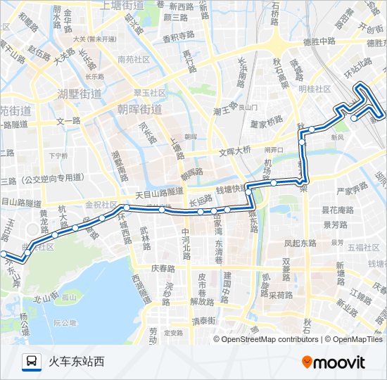 228路 bus Line Map