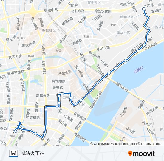 公交229路的线路图