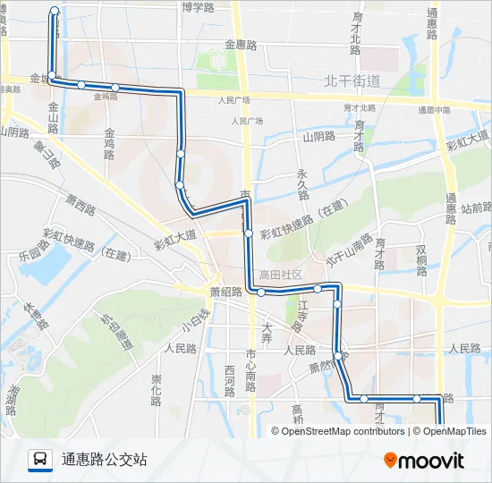 231路 Bus Line Map