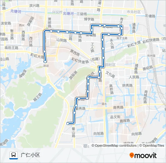232路 Bus Line Map