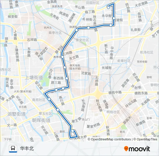 262路 Bus Line Map