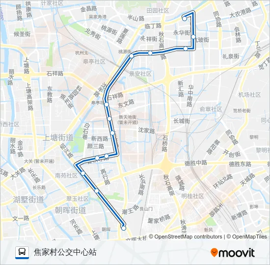 262路 Bus Line Map