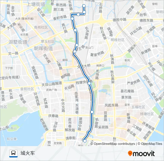 263路 Bus Line Map