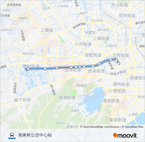 264路 bus Line Map