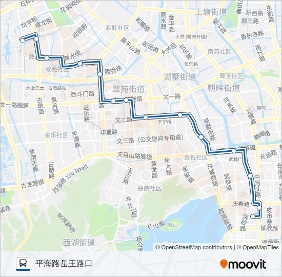 266路 bus Line Map