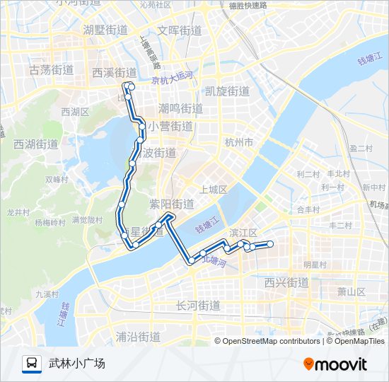 杭州41路公交车路线图图片