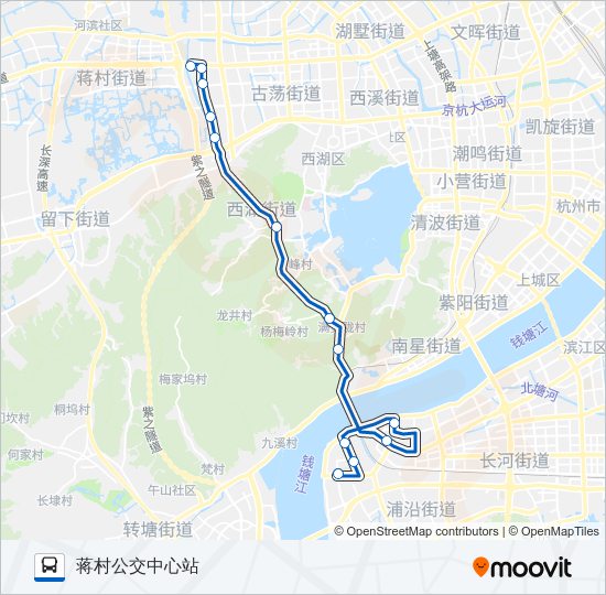 公交273路的线路图