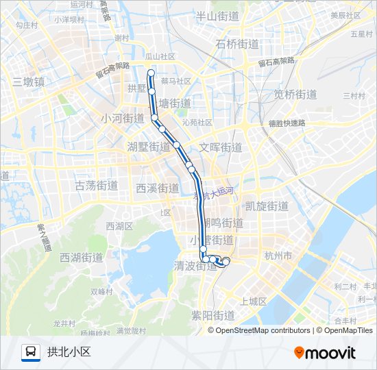公交276路的线路图