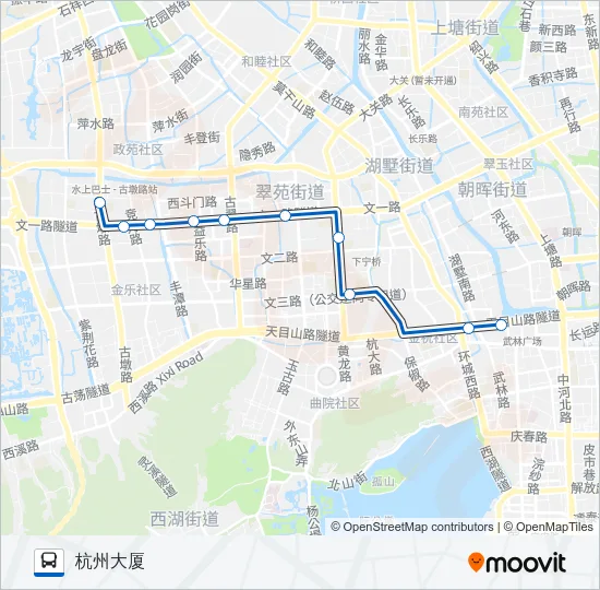 公交278路的线路图