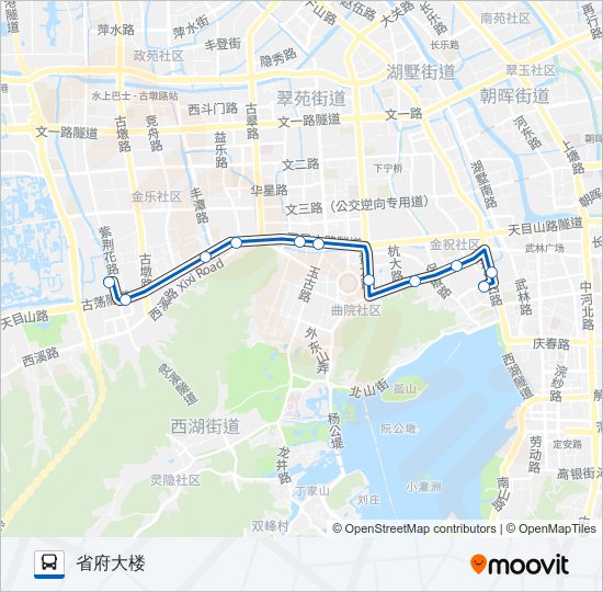 282路 bus Line Map