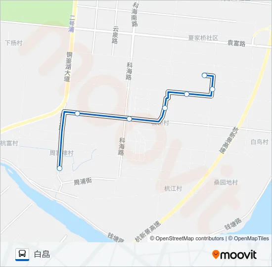 284路 Bus Line Map