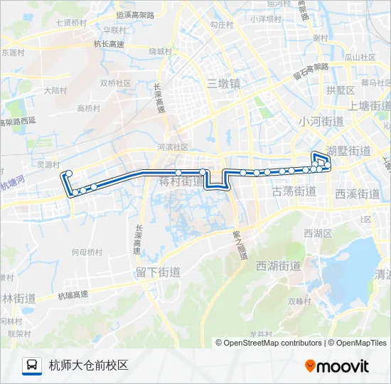 286路 Bus Line Map