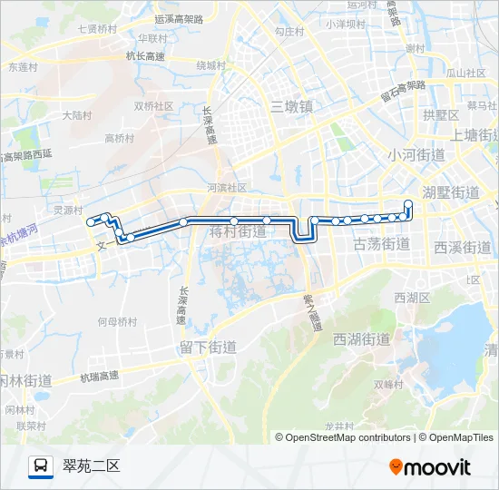 286路 Bus Line Map