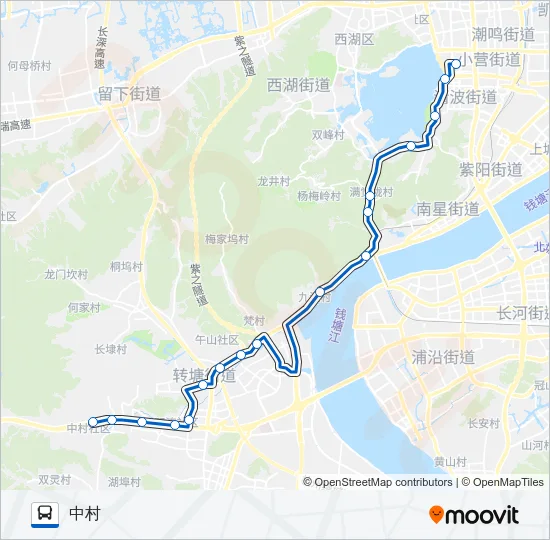 287路 Bus Line Map