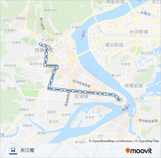 289路 bus Line Map