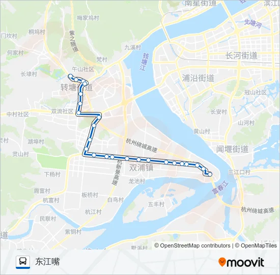 289路 Bus Line Map