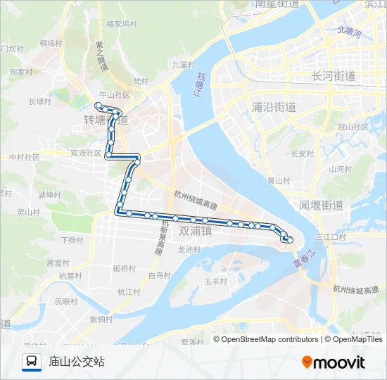 289路 Bus Line Map