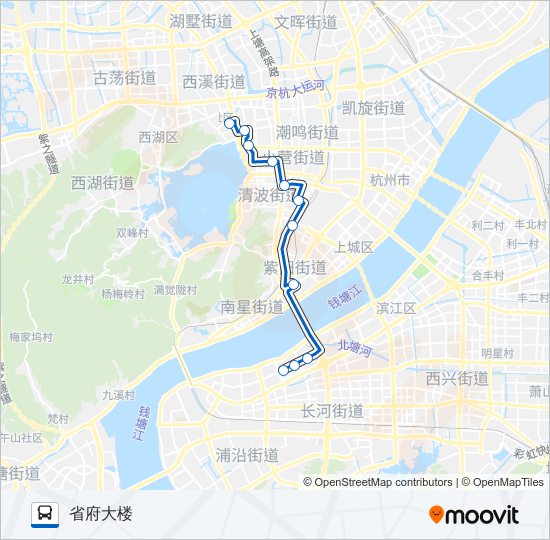 公交295路的线路图