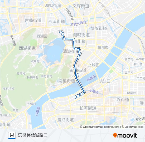 公交295路的线路图