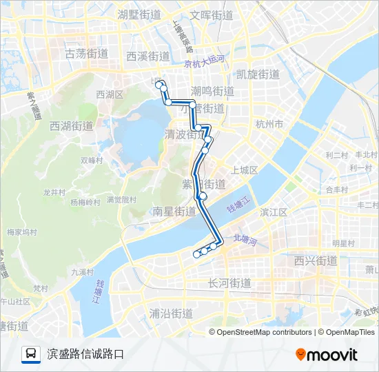 公交295路的线路图