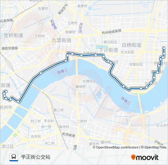 298路 Bus Line Map
