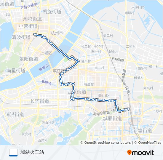 300路 bus Line Map