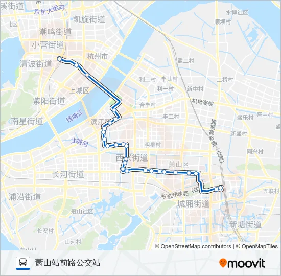 300路 Bus Line Map