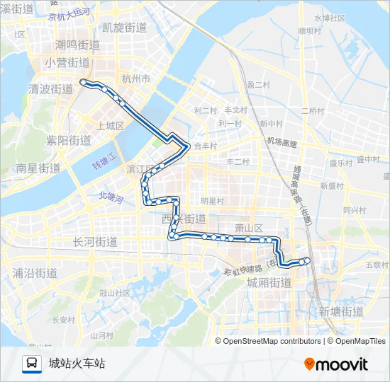 300路 Bus Line Map