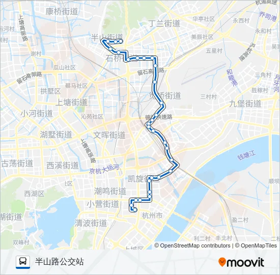 304路 Bus Line Map