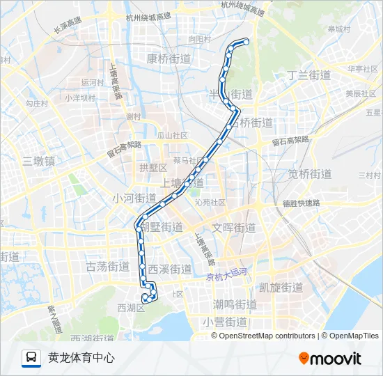 307路 Bus Line Map
