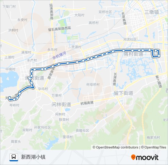 公交311路的线路图