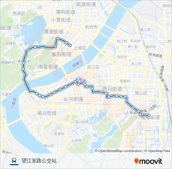 公交315路的线路图